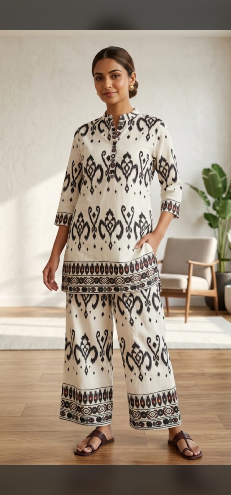 Printed Co-Ord Set Ethnic Co-Ord Set
