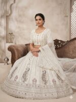 Ivory Lehenga for Women with Royal Embroidery