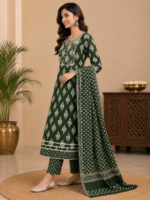 Dark green suit set for women