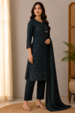 Black ethnic suit set timeless traditional style
