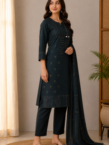Black ethnic suit set timeless traditional style